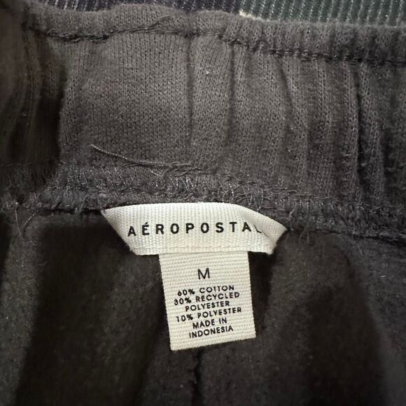 Aeropostale black baggy sweatpants - Picture 3 of 7